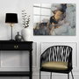 Wallity Cuadro Decorativo de Cristal Templado Multicolor 50 x 70 cm